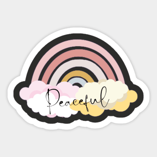 Peaceful Sticker